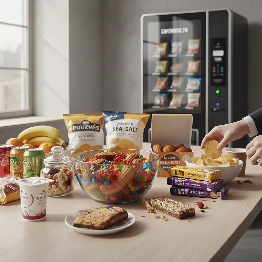 Les snacks préférés des Français au bureau en 2026